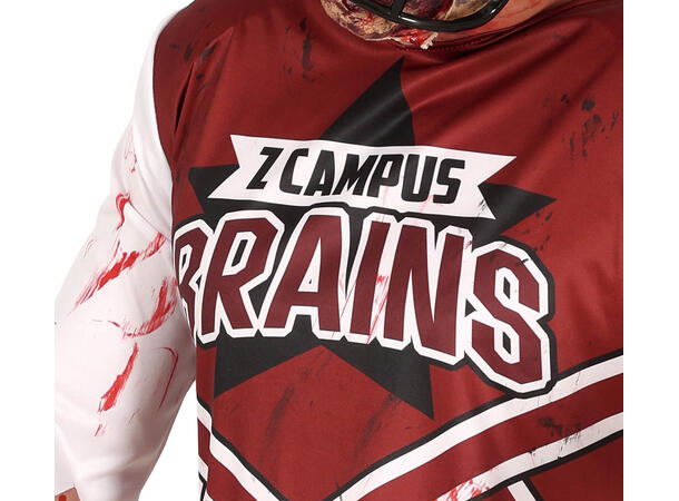 Rugby zombie 1 Kostyme til herre - 52-54 (L) 