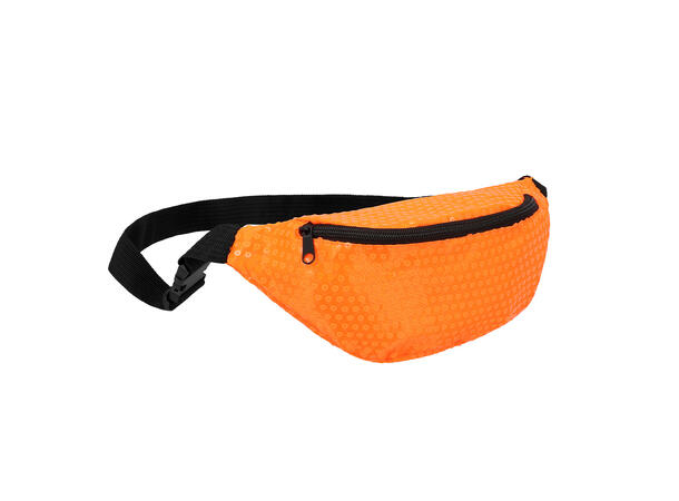 Rumpetaske m/Paljetter - Neon Oransje 1 Caps til voksen - Onesize 