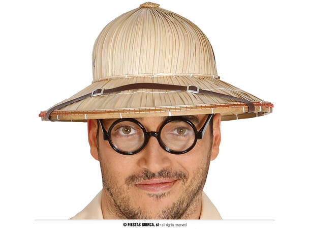 Safarihjelm - Strå 1 Hjelm til voksen - Onesize 