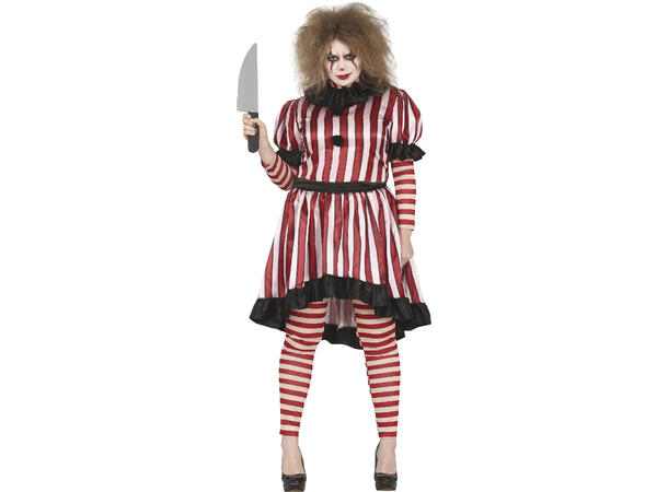 Sirkusklovn - Dame 1 Kostyme til dame - 44-46 (XL) 