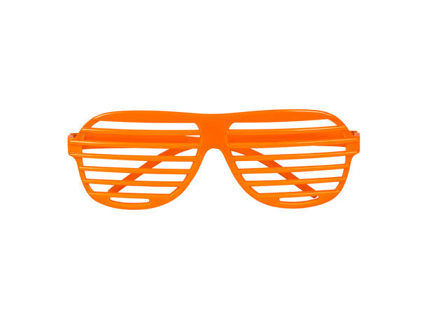 Sjalusibriller - Neon assortert 1 Par briller i plast 