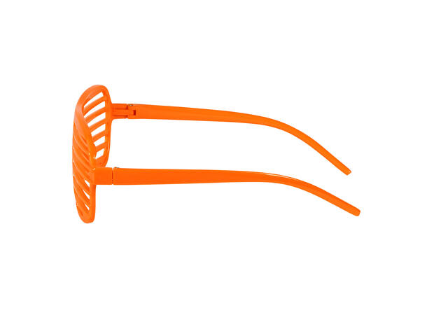 Sjalusibriller - Neon assortert 1 Par briller i plast 