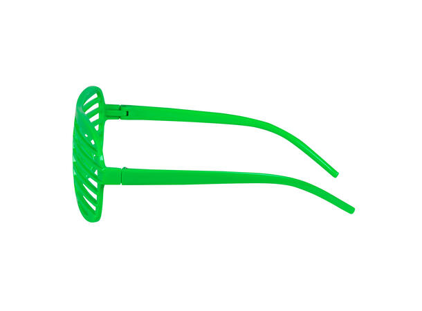 Sjalusibriller - Neon assortert 1 Par briller i plast 