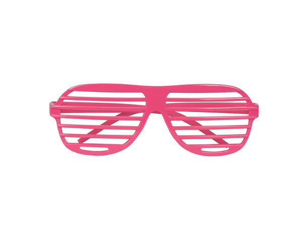 Sjalusibriller - Neon assortert 1 Par briller i plast 