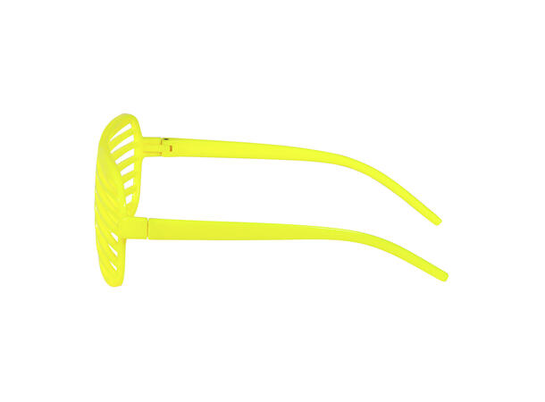 Sjalusibriller - Neon assortert 1 Par briller i plast 