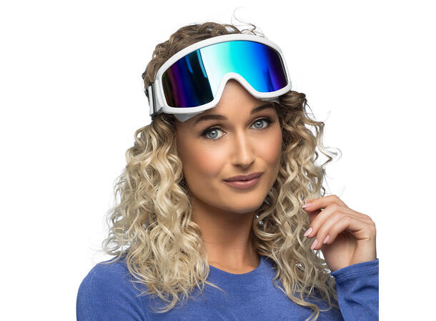 Skibriller - Hvite 1 Par skibriller i plast 