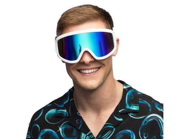 Skibriller - Hvite 1 Par skibriller i plast 