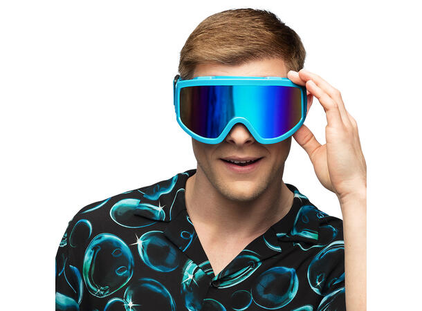 Skibriller - Neon UV - 4 farger Ass 1 Par skibriller i plast 