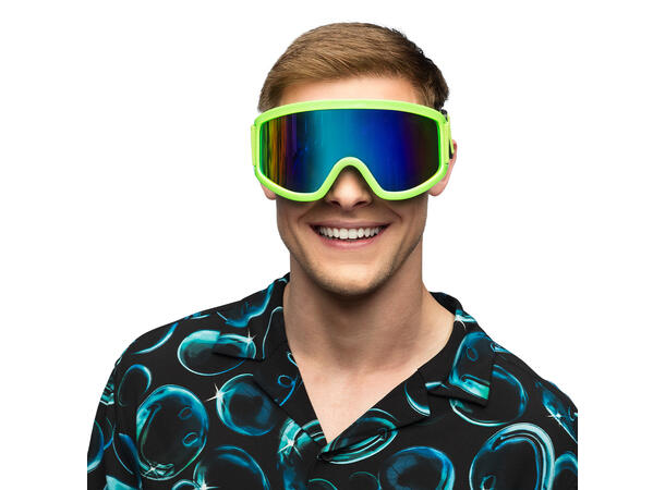 Skibriller - Neon UV - 4 farger Ass 1 Par skibriller i plast 