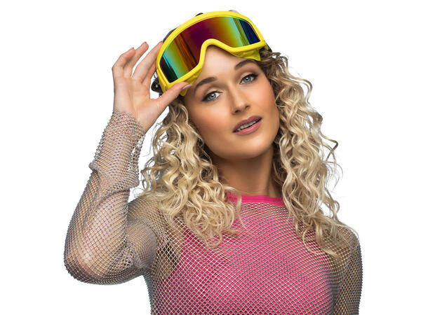 Skibriller - Neon UV - 4 farger Ass 1 Par skibriller i plast 