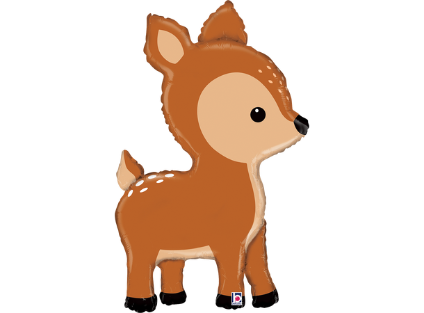 Skogens dyr - Rådyr 1 Folieballong med form - (50x75 cm) 