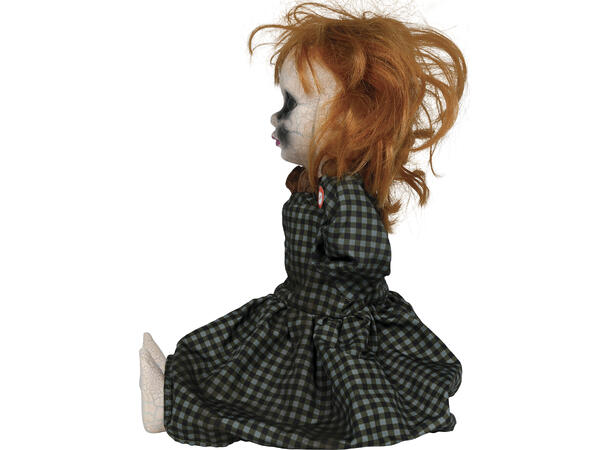 Skrekkfigur - Dukke sittende 1 Figur m/lyd/lys/begegelse - 40cm 