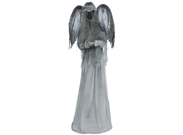 Skrekkfigur - Engel med vinger 1 Figur m/lyd/lys/begegelse - 170cm 