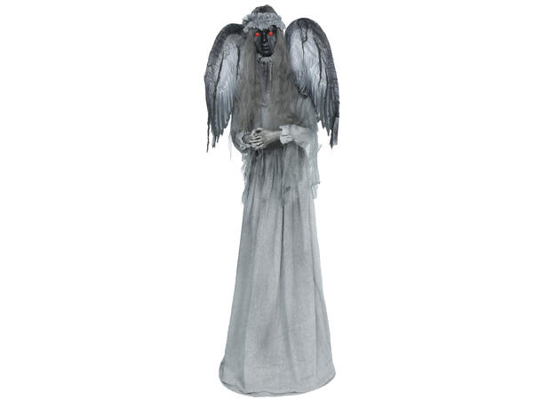 Skrekkfigur - Engel med vinger 1 Figur m/lyd/lys/begegelse - 170cm 