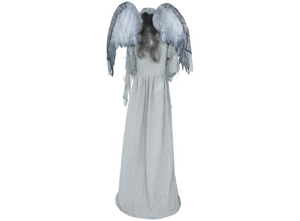 Skrekkfigur - Engel med vinger 1 Figur m/lyd/lys/begegelse - 170cm 