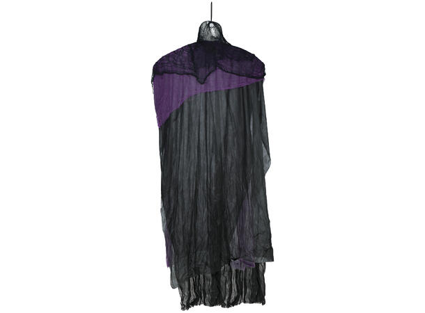 Skrekkfigur - Hengende skjelett - lilla 1 Figur m/lyd/lys/begegelse - 100cm 