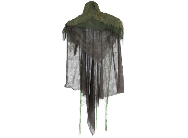 Skrekkfigur - Hengende skjelett m/kappe 1 Figur m/lyd/lys/begegelse - 165cm 