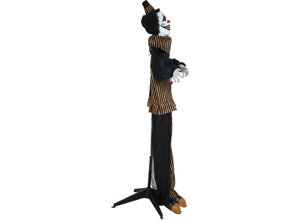Skrekkfigur - Klovn på stativ 1 Figur m/lyd/lys/begegelse - 170cm 