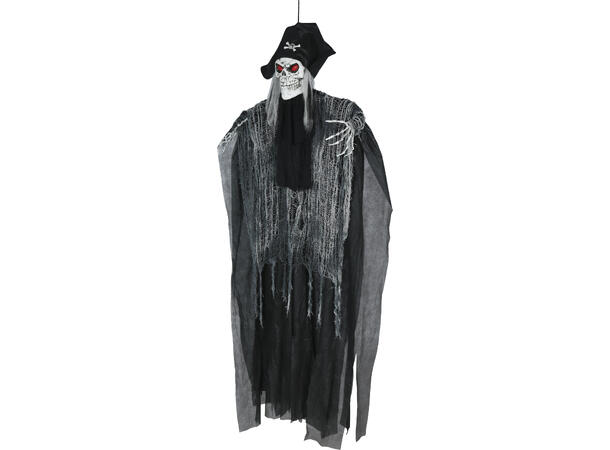 Skrekkfigur - Pirat - Skjelett 1 Figur m/lyd og lys - 185cm 