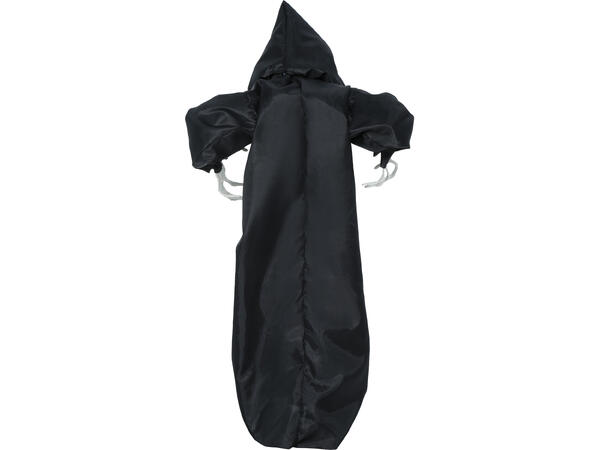 Skrekkfigur - Skjelett med sort kappe 1 Figur m/lyd/lys/begegelse - 100cm 