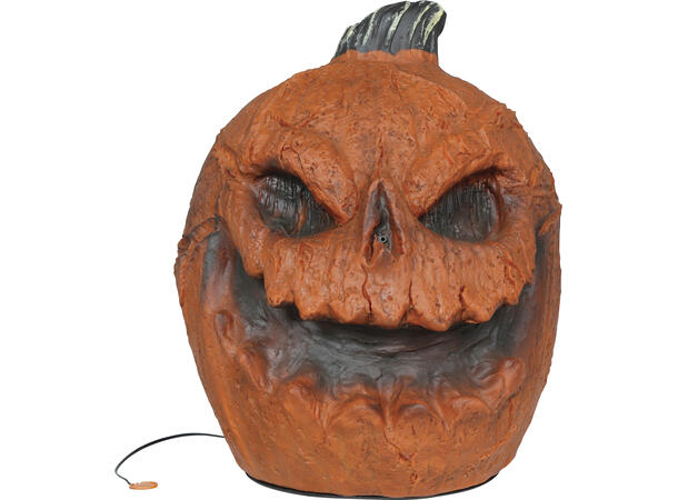 Skrekkfigur - Snakkende gresskar 1 Figur m/lyd/lys/begegelse - 30cm 