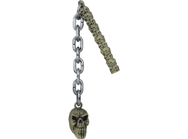 Slagklubbe m/lenke - Hodeskalle 1 Våpen i PVC - 84cm 
