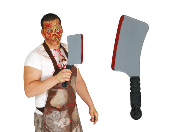 Slaktekniv 1 Våpen i PVC - 33cm 