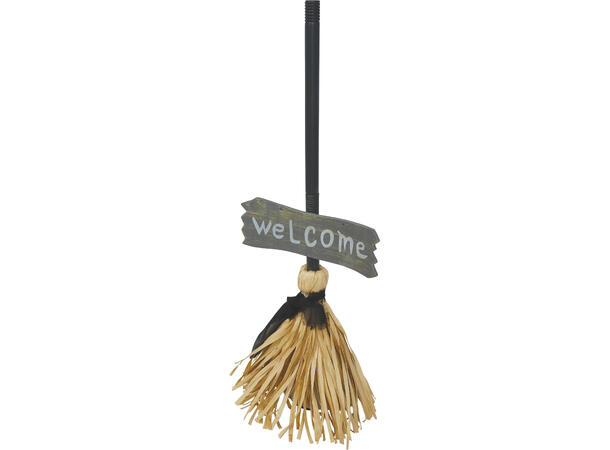 Sopelim heks 1 Kost m/lys/lyd/bevegelse - 70cm 