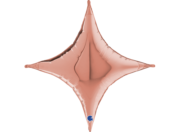 Starpoint -  Cross Rose Gold 1 Folieballong med form - (70x70 cm) 