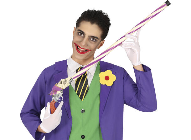 Stokk m/lekepistol - Candy Cane - Joker 1 Lekepistol i plast - 90cm 