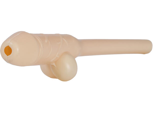 Stort sugerør - Penis 1 Sugerør i plast - 28cm 