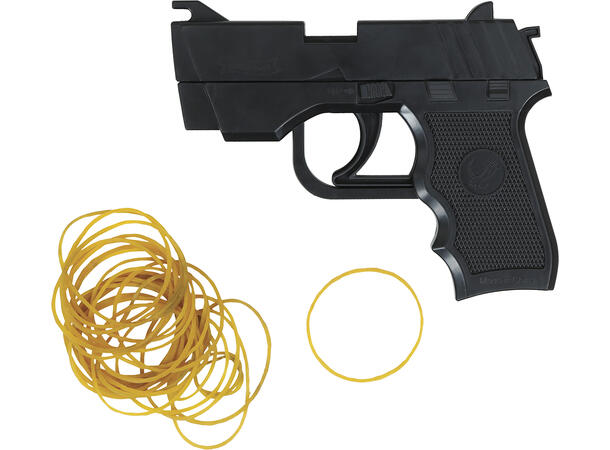 Strikkpistol 1 Pistol i plast - 17cm 