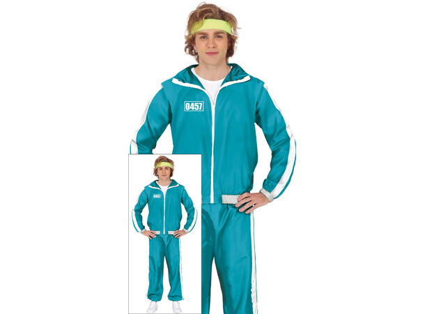 THE GAMER - Grønn treningsdress - Mann 1 Kostyme til herre - 52-54 (L) 