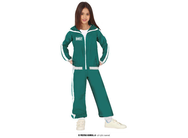 THE GAMER - Grønn treningsdress 1 Kostyme til barn - 7-9 år (133 cm) 