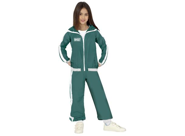 THE GAMER - Grønn treningsdress 1 Kostyme til barn - 7-9 år (133 cm) 