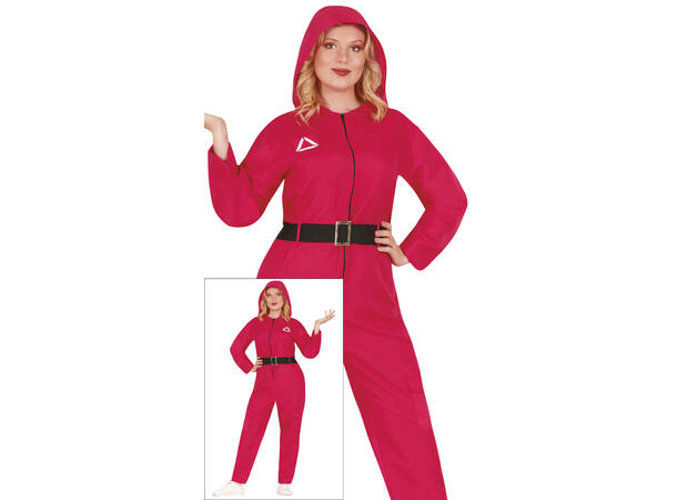 THE GAMER - rød - Dame 1 Kostyme til dame - 44-46 (XL) 