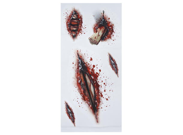 Tatoveringer - Åpent sår 1 Ark med tatoveringer - 30x14cm 