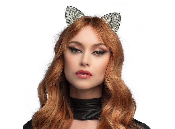 Tiara - Katteører - Glitrende 1 Tiara - onesize 