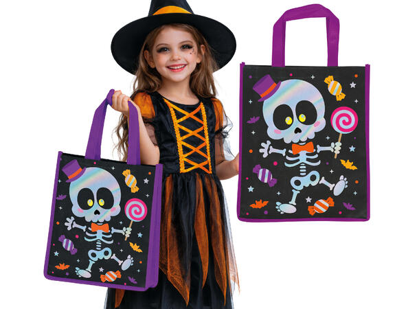 Trick or Treat - Godteveske skjelett 1 Pose i PVC - 36x30m 