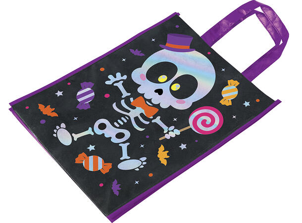 Trick or Treat - Godteveske skjelett 1 Pose i PVC - 36x30m 