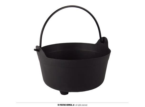 Trick or Treat - Heksegryte sort 1 Gryte i plast - 24cm 