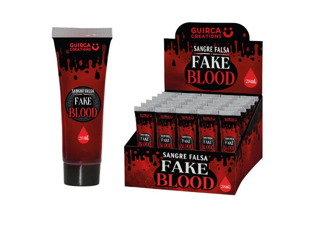 Tube m/falskt blod 1 Display m/24 tuber blod - 28ml 