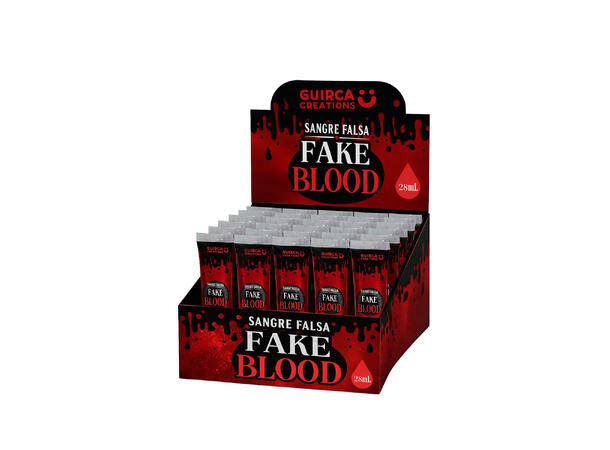 Tube m/falskt blod 1 Display m/24 tuber blod - 28ml 