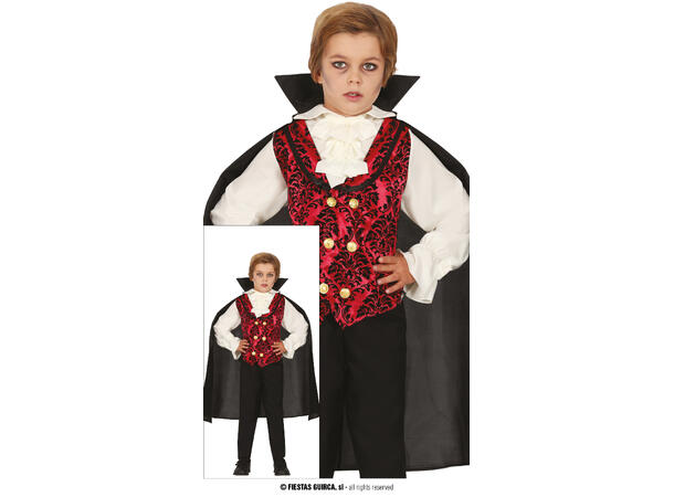 Vampyrgutt - Klassisk 1 Kostyme til barn - 5-6 år (119 cm) 