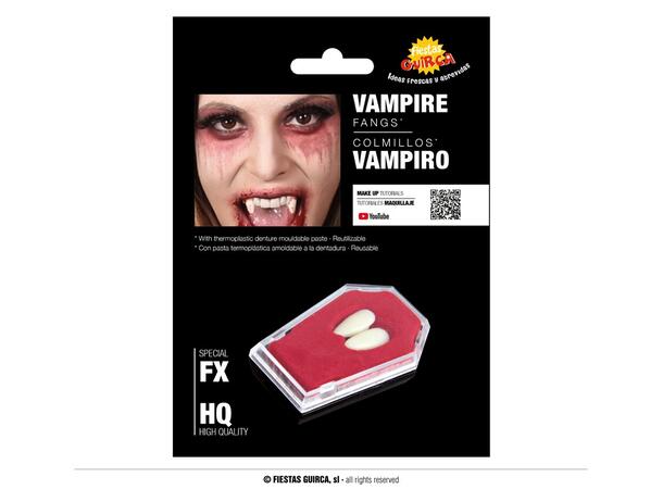 Vampyrtenner - hoggtenner 1 par med tenner i termoplast 