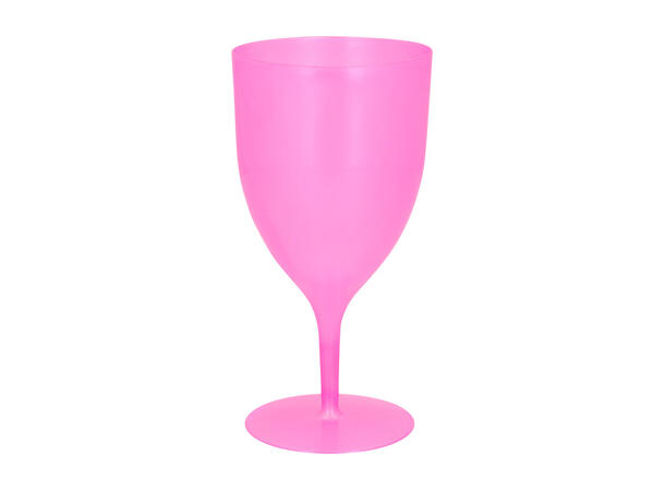 Vinglass i neonfarger - 5 farger ass 1 Vinglass i plast - 3,5dl 