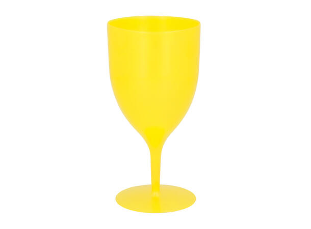 Vinglass i neonfarger - 5 farger ass 1 Vinglass i plast - 3,5dl 