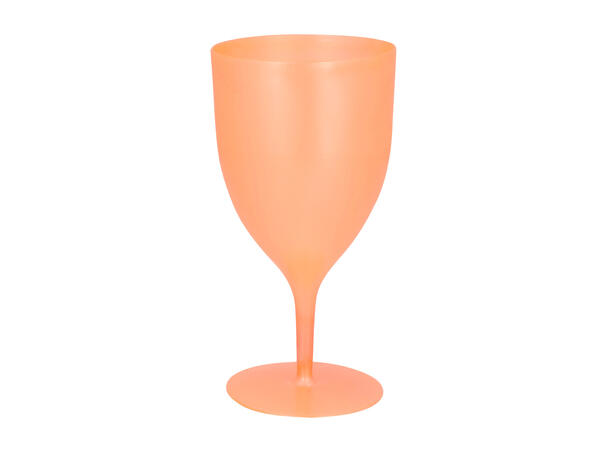 Vinglass i neonfarger - 5 farger ass 1 Vinglass i plast - 3,5dl 