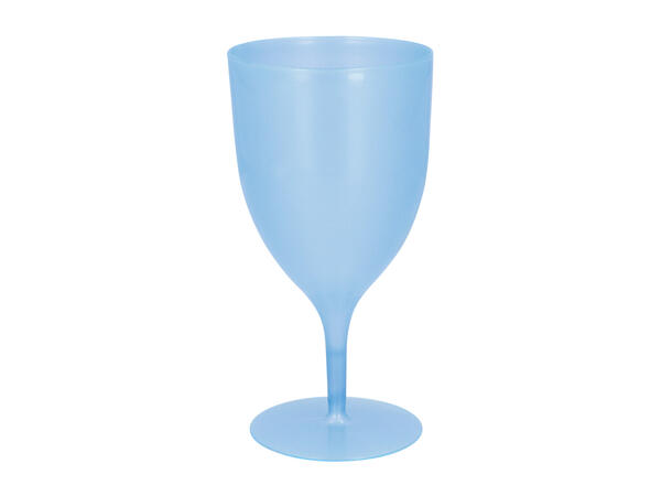 Vinglass i neonfarger - 5 farger ass 1 Vinglass i plast - 3,5dl 