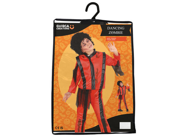 Zombie danser - Thriller 1 Kostyme til barn - 5-6 år (119 cm) 